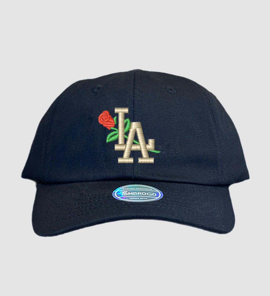 LA Rose Custom Embroidered Hat