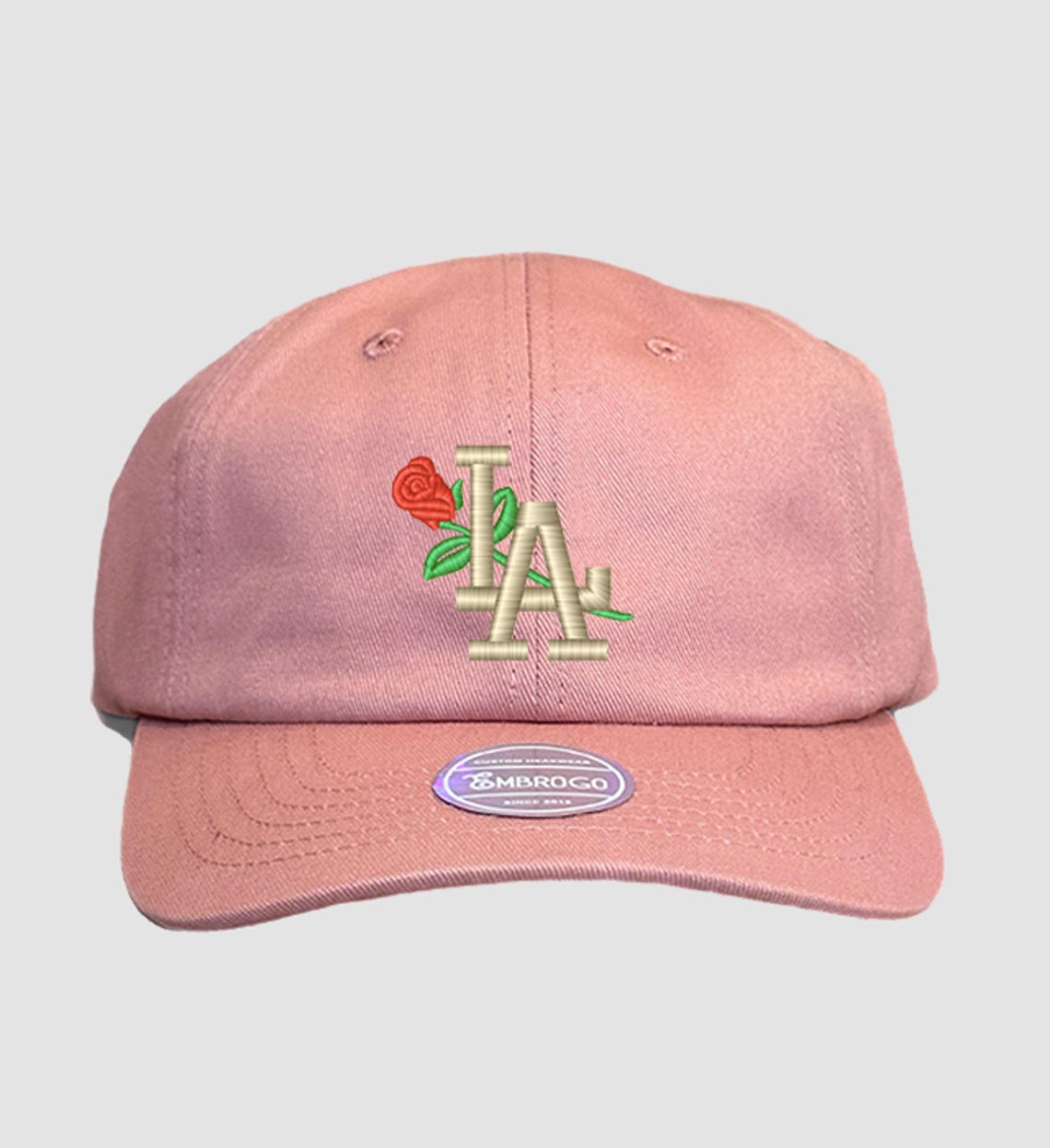 LA Rose Custom Embroidered Hat