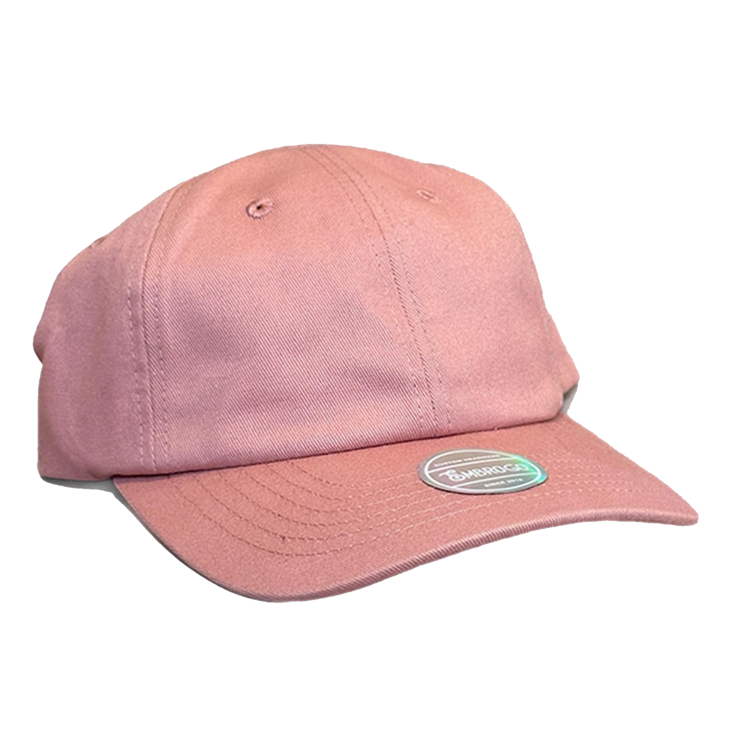 Custom Embroidered Dusty Pink Baseball Cap