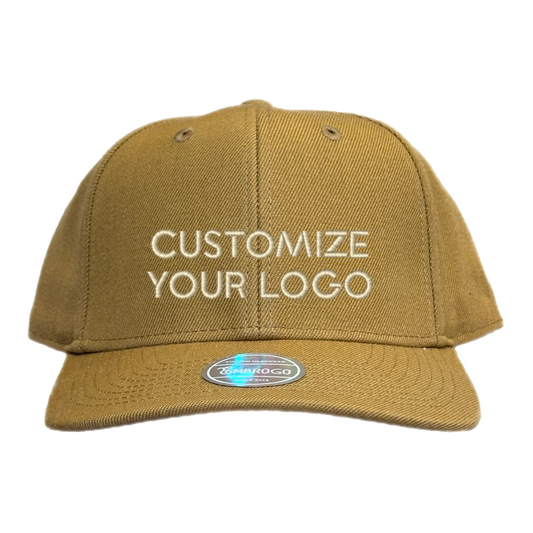 [SNAPBACK LOGO] Custom Embroidered Wheat Hat