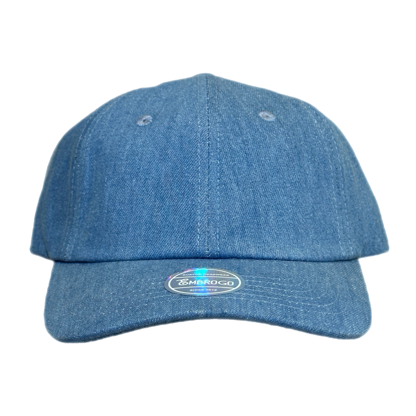 Custom Embroidered Denim Baseball Cap