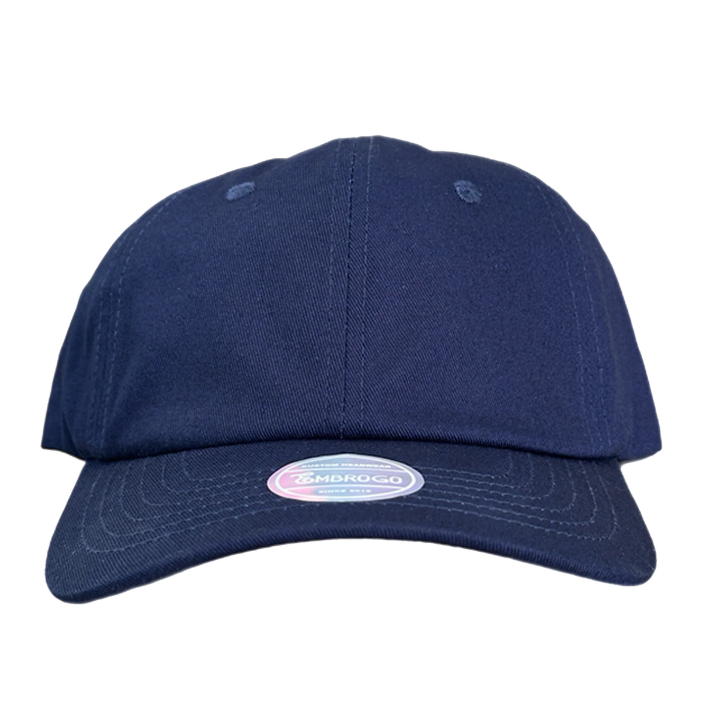 Custom Embroidered Navy Baseball Cap