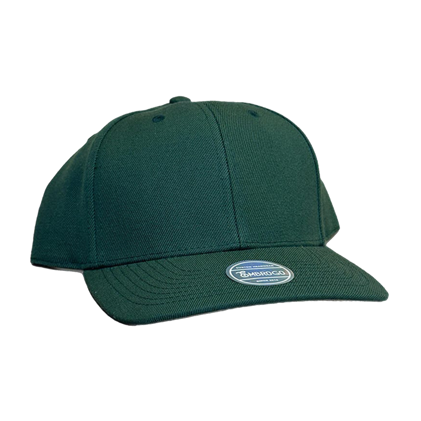 Custom Embroidered Hunter Green Snapback Cap