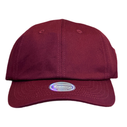 [BASEBALL HAT LOGO] Custom Embroidered Maroon Cap