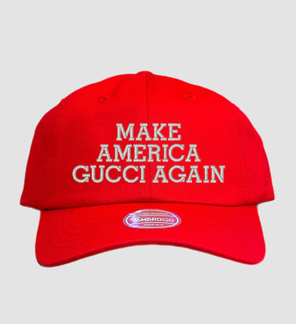 Make America Gucci Again Custom Embroidered Hat