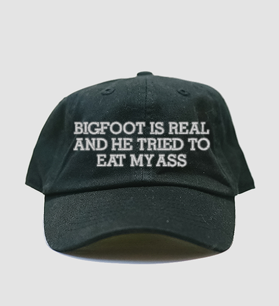 Bigfoot is Real Dad Cap