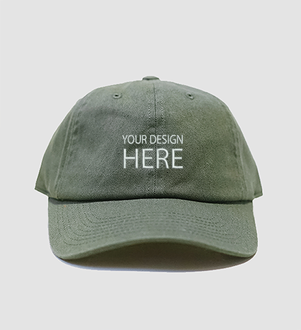 CUSTOMIZABLE Olive Dad Hat