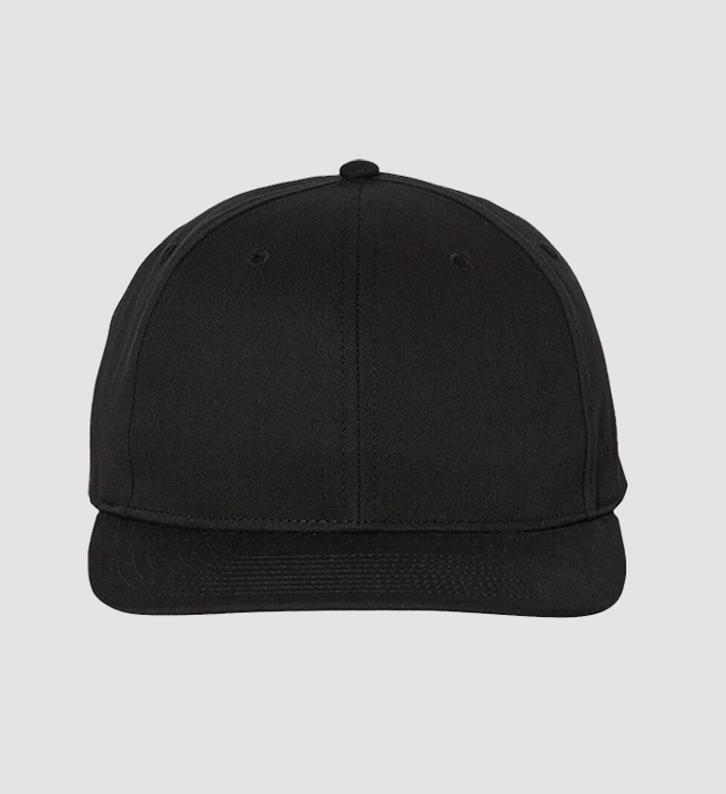 CUSTOMIZABLE Black 6-Panel SNAPBACK