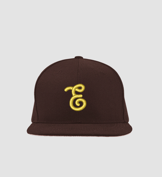 Embrogo E Logo (Chocolate/Yellow)